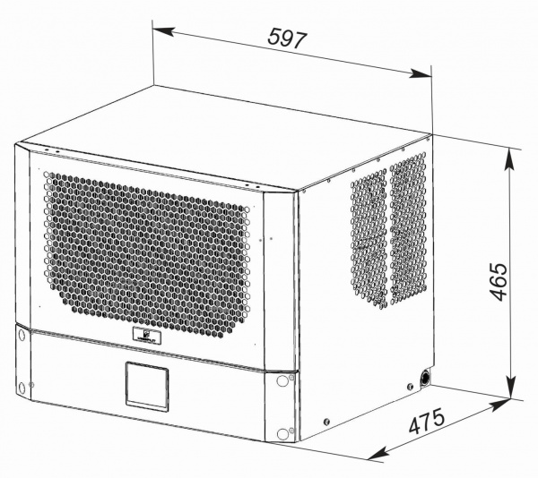 Кондиционер для шкафа потолочный UNISPLIT MHR-210S(1) UNIcontroller