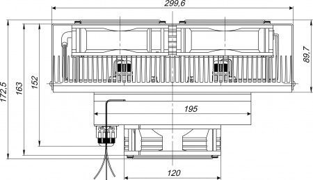 Термоэлектрический охладитель UNISPLIT-200-230-65-00