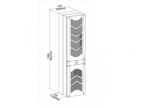 Кондиционер для шкафа настенный UNISPLIT MHW-325S(3)